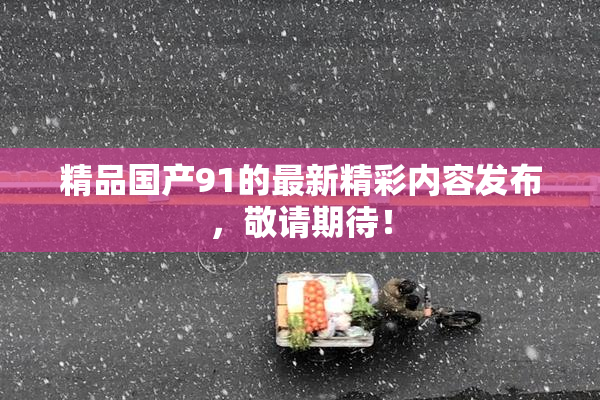 精品国产91的最新精彩内容发布，敬请期待！