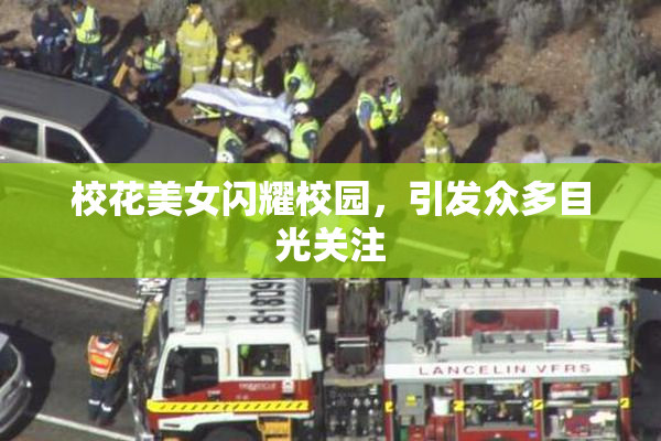 校花美女闪耀校园，引发众多目光关注