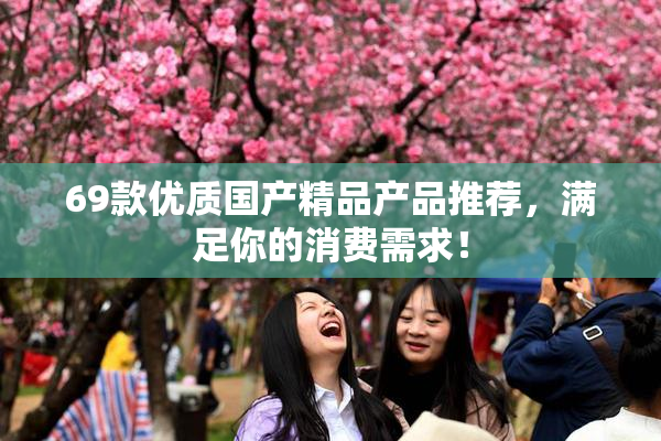 69款优质国产精品产品推荐，满足你的消费需求！