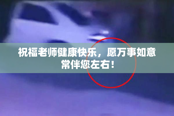 祝福老师健康快乐，愿万事如意常伴您左右！