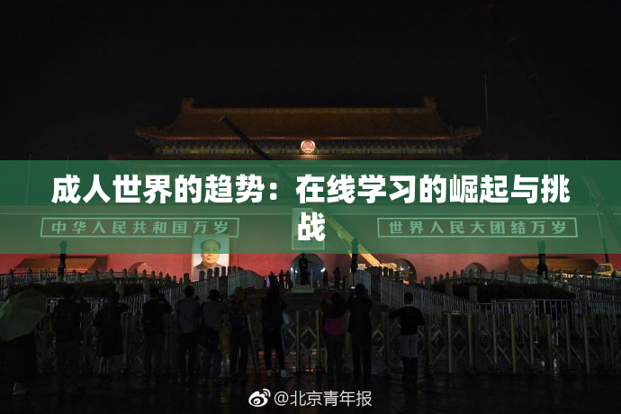 成人世界的趋势：在线学习的崛起与挑战