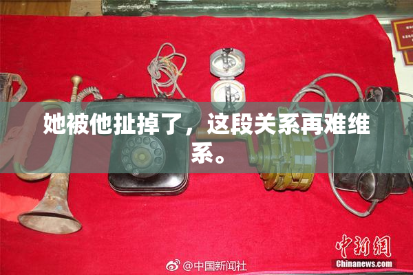 她被他扯掉了，这段关系再难维系。