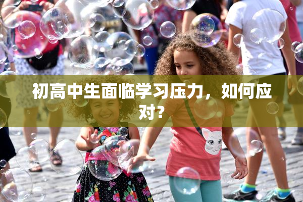 初高中生面临学习压力，如何应对？