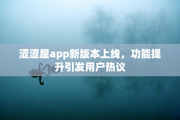 涩涩屋app新版本上线，功能提升引发用户热议