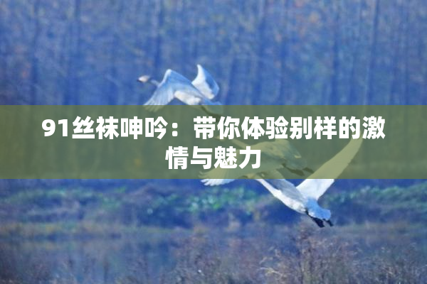 91丝袜呻吟：带你体验别样的激情与魅力