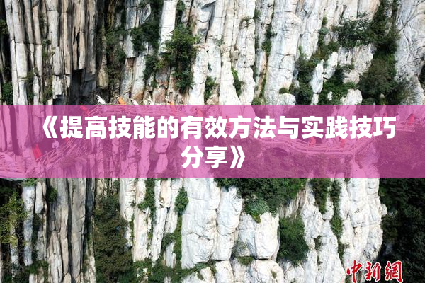 《提高技能的有效方法与实践技巧分享》