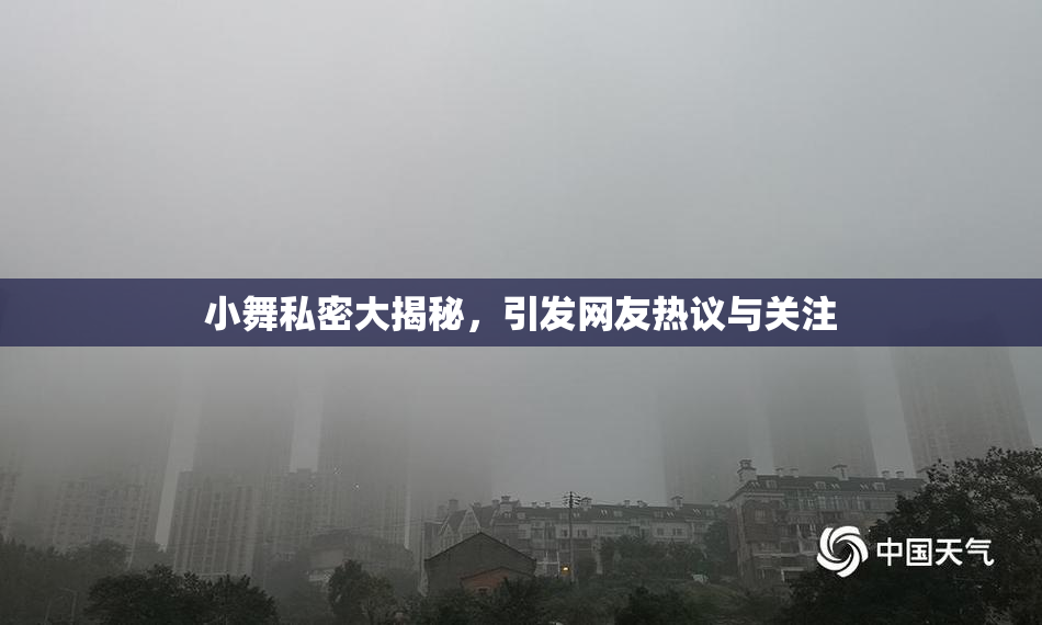 小舞私密大揭秘，引发网友热议与关注