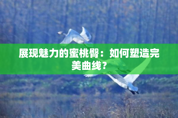 展现魅力的蜜桃臀：如何塑造完美曲线？