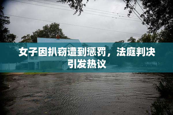 女子因扒窃遭到惩罚，法庭判决引发热议