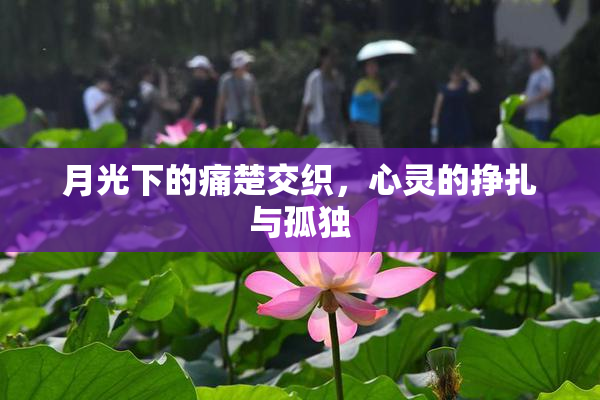 月光下的痛楚交织，心灵的挣扎与孤独
