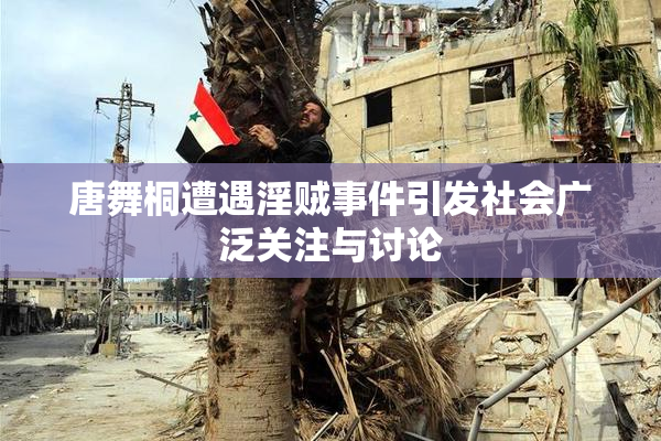 唐舞桐遭遇淫贼事件引发社会广泛关注与讨论