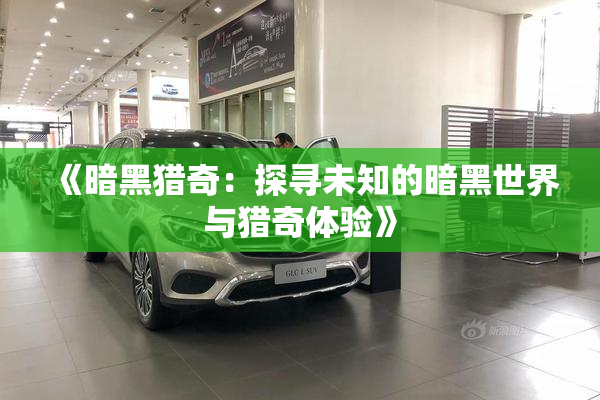 《暗黑猎奇：探寻未知的暗黑世界与猎奇体验》