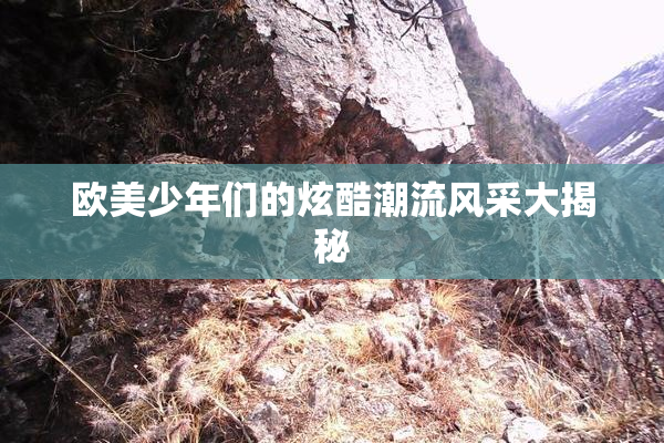 欧美少年们的炫酷潮流风采大揭秘