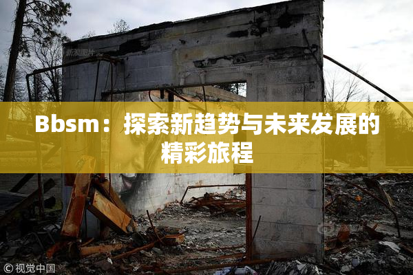 Bbsm：探索新趋势与未来发展的精彩旅程