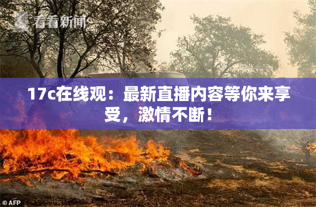 17c在线观：最新直播内容等你来享受，激情不断！
