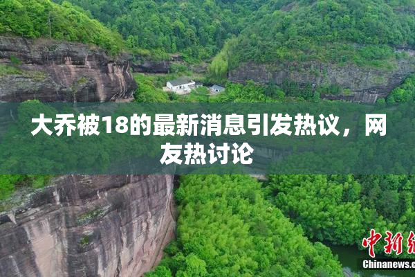 大乔被18的最新消息引发热议，网友热讨论