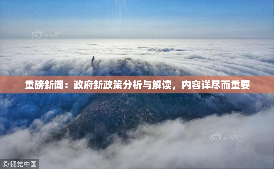 重磅新闻：政府新政策分析与解读，内容详尽而重要