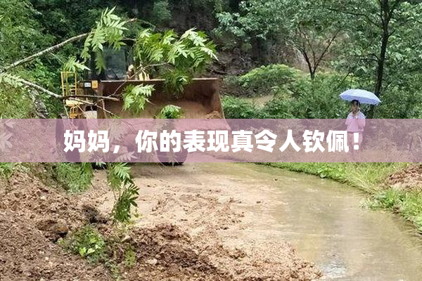 妈妈，你的表现真令人钦佩！