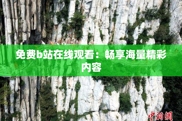 免费b站在线观看：畅享海量精彩内容