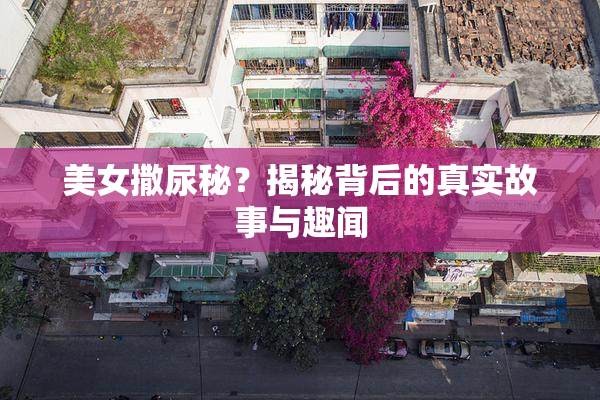 美女撒尿秘？揭秘背后的真实故事与趣闻