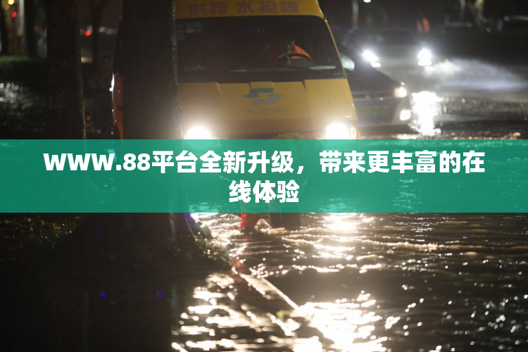 WWW.88平台全新升级，带来更丰富的在线体验