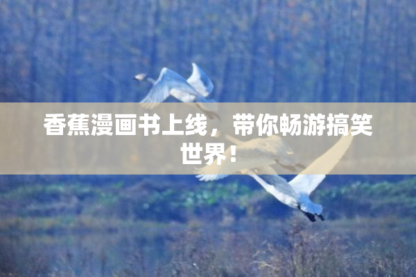 香蕉漫画书上线，带你畅游搞笑世界！