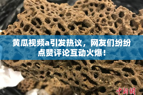 黄瓜视频a引发热议，网友们纷纷点赞评论互动火爆！