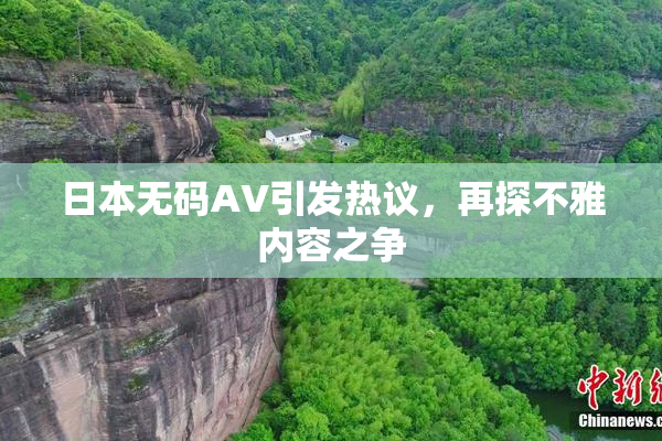 日本无码AV引发热议，再探不雅内容之争