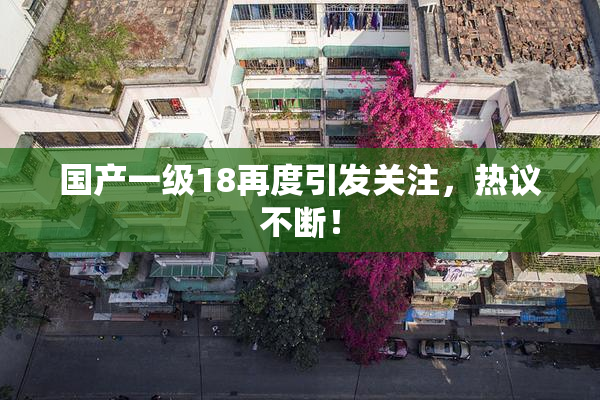 国产一级18再度引发关注，热议不断！