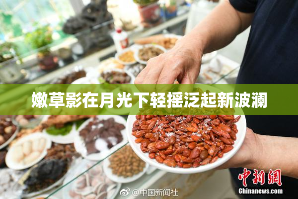 嫩草影在月光下轻摇泛起新波澜