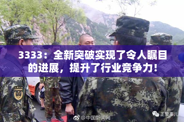 3333：全新突破实现了令人瞩目的进展，提升了行业竞争力！