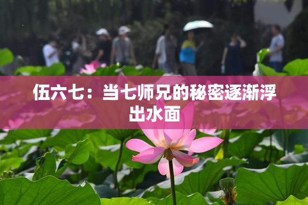 伍六七：当七师兄的秘密逐渐浮出水面
