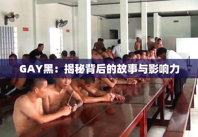 GAY黑：揭秘背后的故事与影响力
