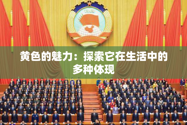 黄色的魅力：探索它在生活中的多种体现
