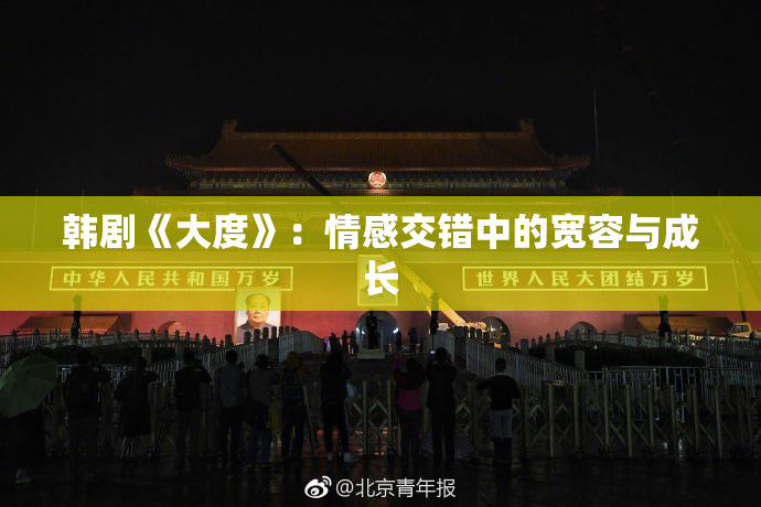 韩剧《大度》：情感交错中的宽容与成长