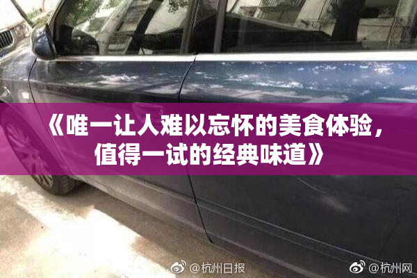 《唯一让人难以忘怀的美食体验，值得一试的经典味道》