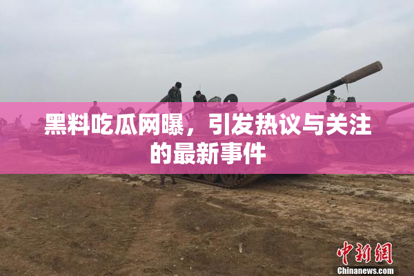 黑料吃瓜网曝，引发热议与关注的最新事件