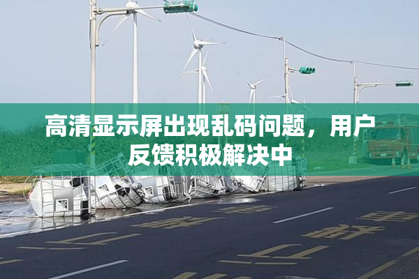 高清显示屏出现乱码问题，用户反馈积极解决中