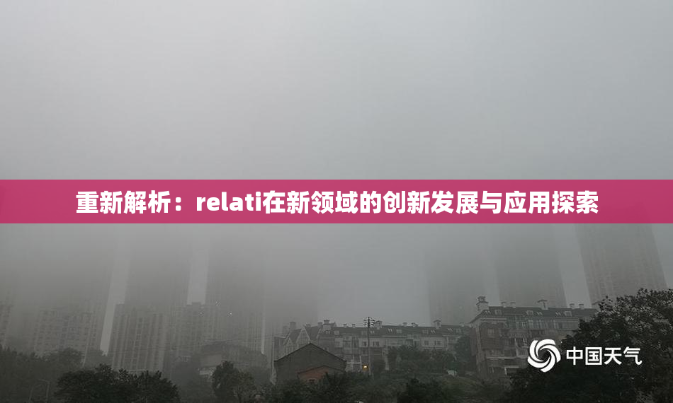重新解析：relati在新领域的创新发展与应用探索
