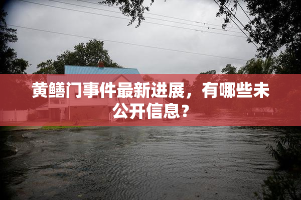 黄鳝门事件最新进展，有哪些未公开信息？
