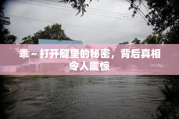 乖～打开腿里的秘密，背后真相令人震惊
