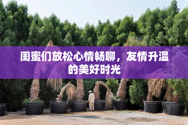 闺蜜们放松心情畅聊，友情升温的美好时光