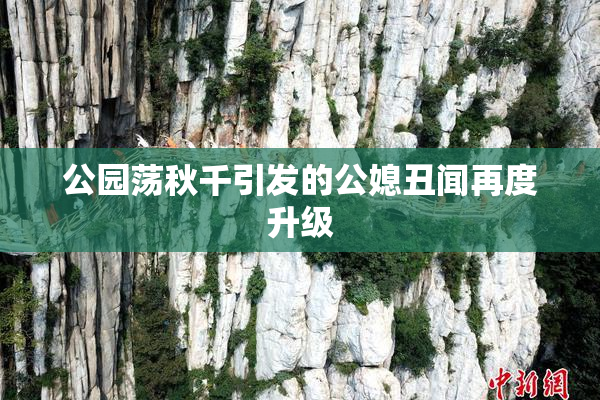 公园荡秋千引发的公媳丑闻再度升级