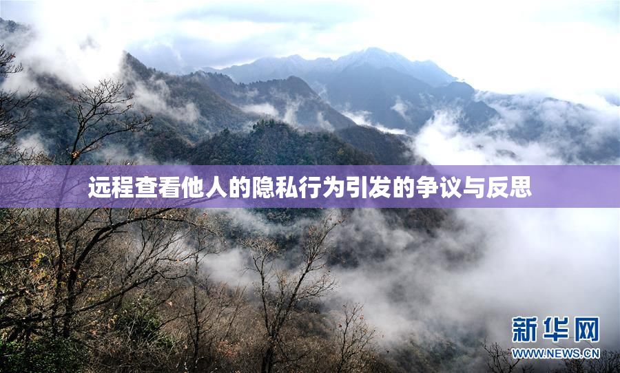 远程查看他人的隐私行为引发的争议与反思