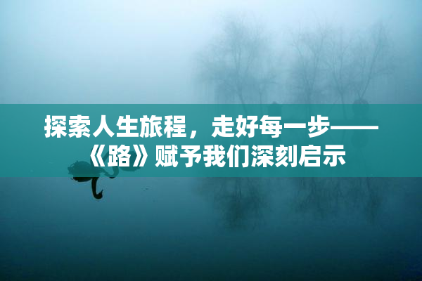 探索人生旅程，走好每一步——《路》赋予我们深刻启示