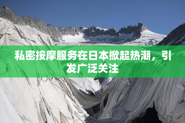 私密按摩服务在日本掀起热潮，引发广泛关注