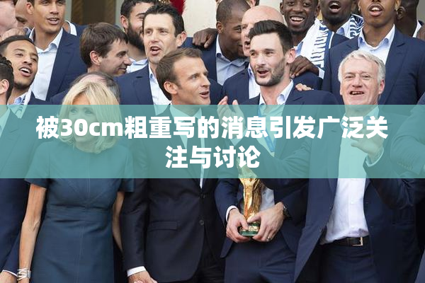 被30cm粗重写的消息引发广泛关注与讨论