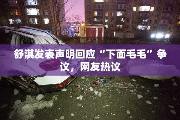 舒淇发表声明回应“下面毛毛”争议，网友热议