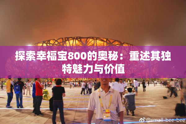 探索幸福宝800的奥秘：重述其独特魅力与价值