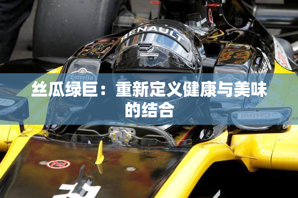 丝瓜绿巨：重新定义健康与美味的结合